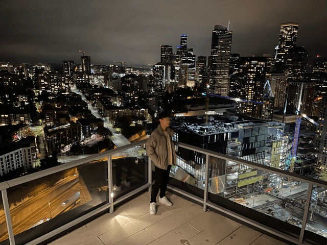 Me at my old apartment in Seattle